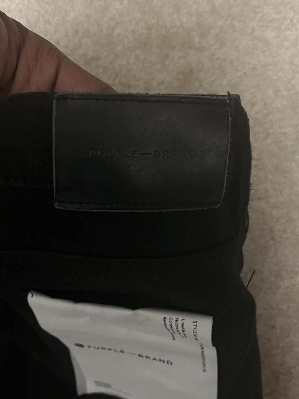 Purple Brand Black purple jeans Size US 33 - 3 Thumbnail