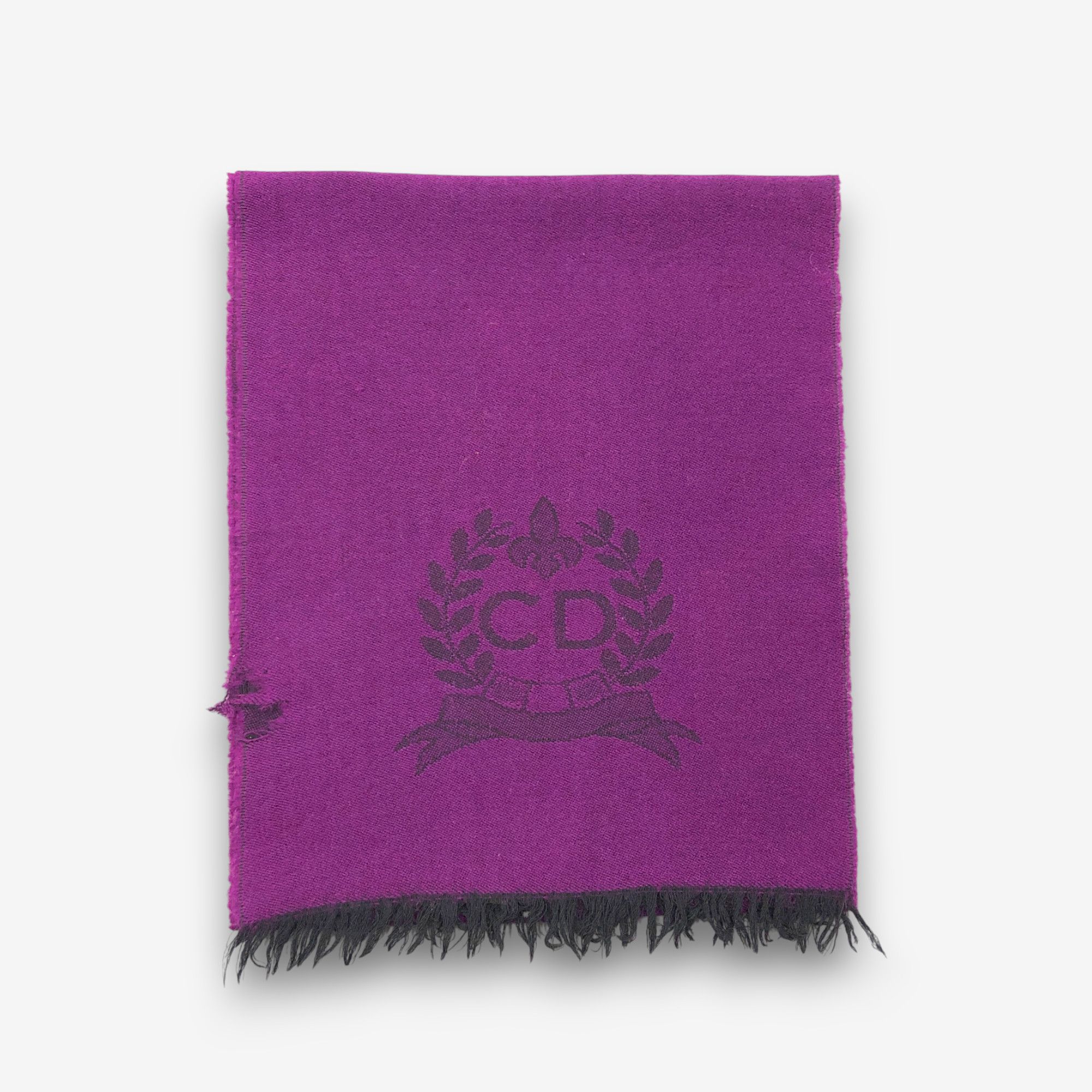 Japanese Brand Vintage Christian Dior Scarf Muffler Wool Cashmere Scarves Size ONE SIZE - 2 Thumbnail