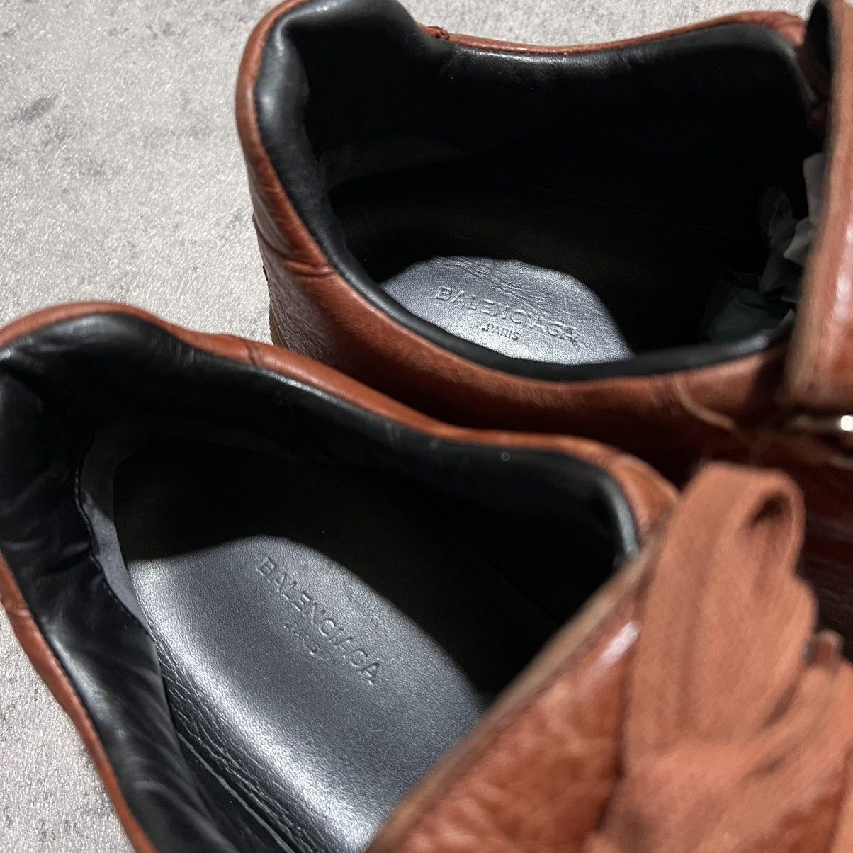 Balenciaga Balenciaga Arena Leather Low Sneakers Size US 8 / EU 41 - 5 Thumbnail