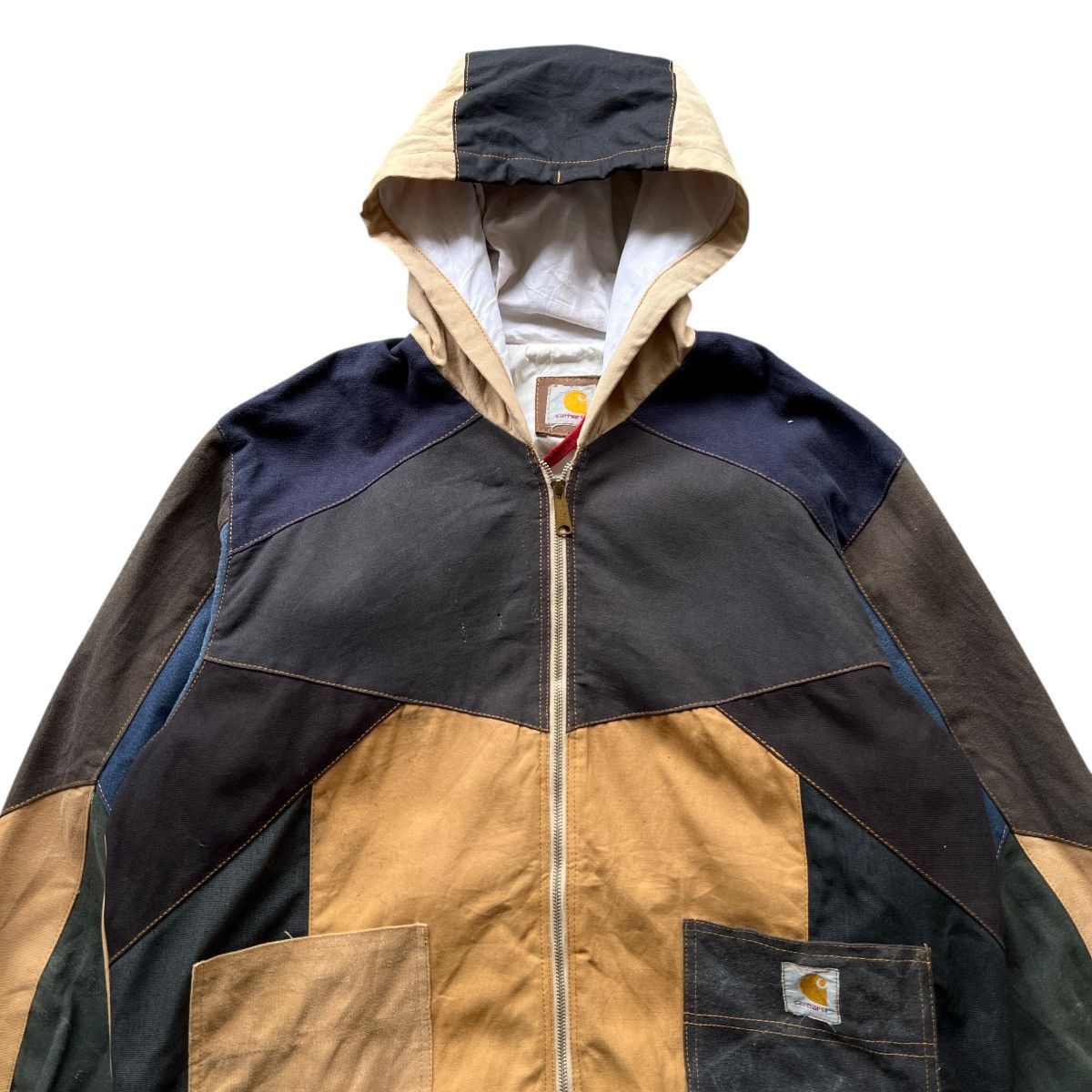 Carhartt Rare Carhartt Remake Rework Patchwork Jacket Size US L / EU 52-54 / 3 - 6 Thumbnail