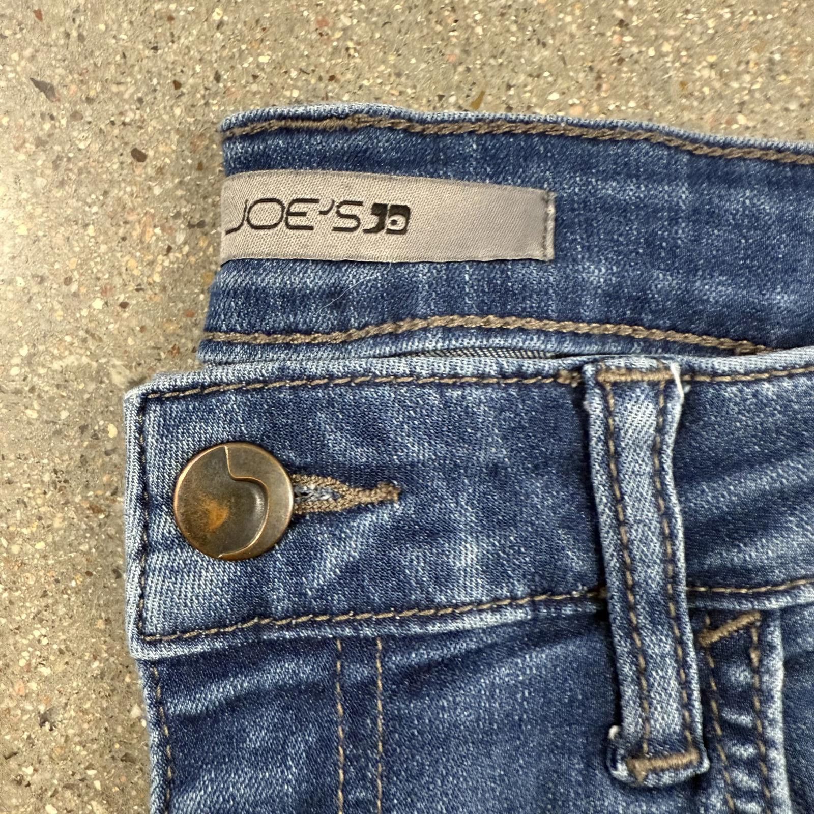 Joe's Joe's Jeans Slightly Distressed Skinny Premium Denim - 27 Size 27" / US 4 / IT 40 - 2 Thumbnail