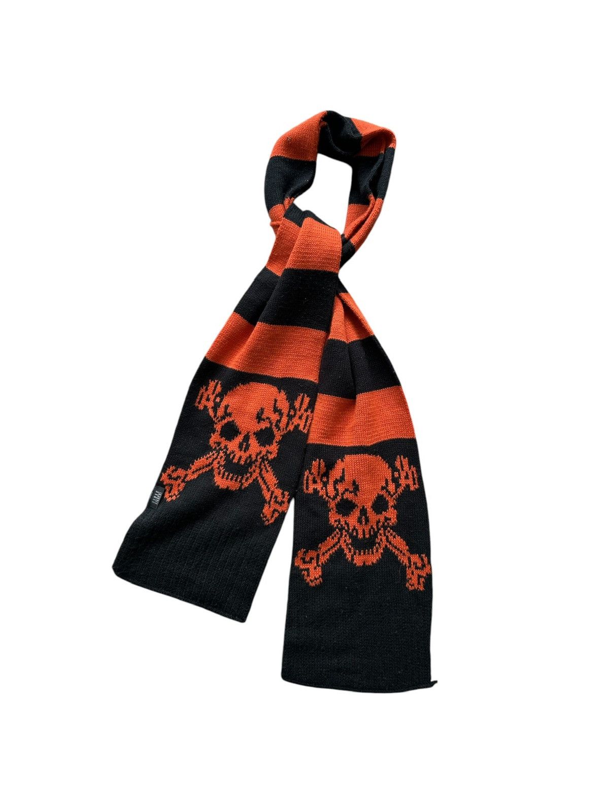 Japanese Brand 2010's Ryoko Kikuchi skull wool muffler Size ONE SIZE - 1 Thumbnail