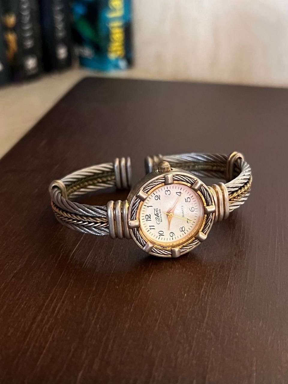 Vintage Vintage Japanese style futuristic Watch 1990s metal link Size ONE SIZE - 1 Thumbnail
