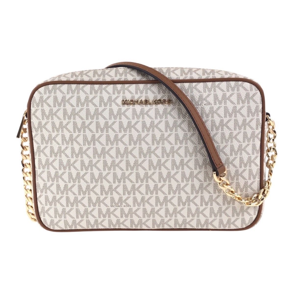 Michael Kors Michael Kors Pvc Shoulder Bag Plastic / Synthetic Crossbody Bag Duty Free For Usa in White, Women's