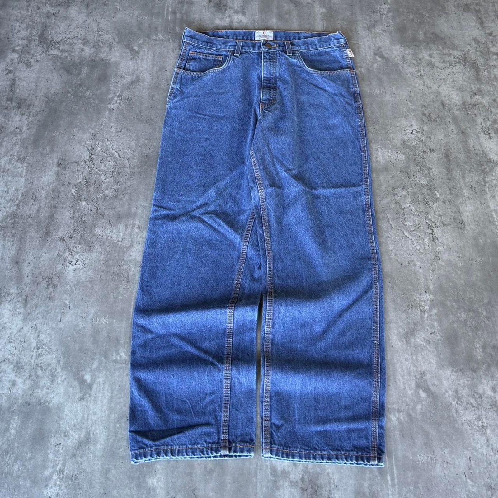 Carhartt Vintage Y2K Carhartt Style USA Made Tyndale Carpenter Jeans Size US 34 / EU 50 - 2 Thumbnail