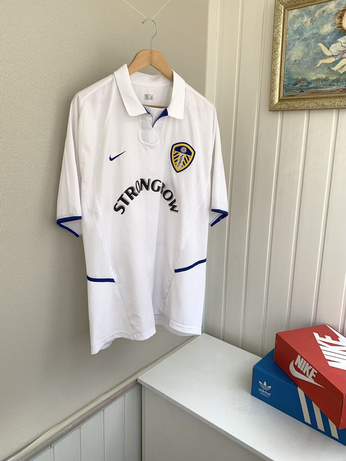 Vintage Nike Leeds United FC Vintage 2002 Home Soccer Jersey Size XL Size US XL / EU 56 / 4 - 1 Thumbnail