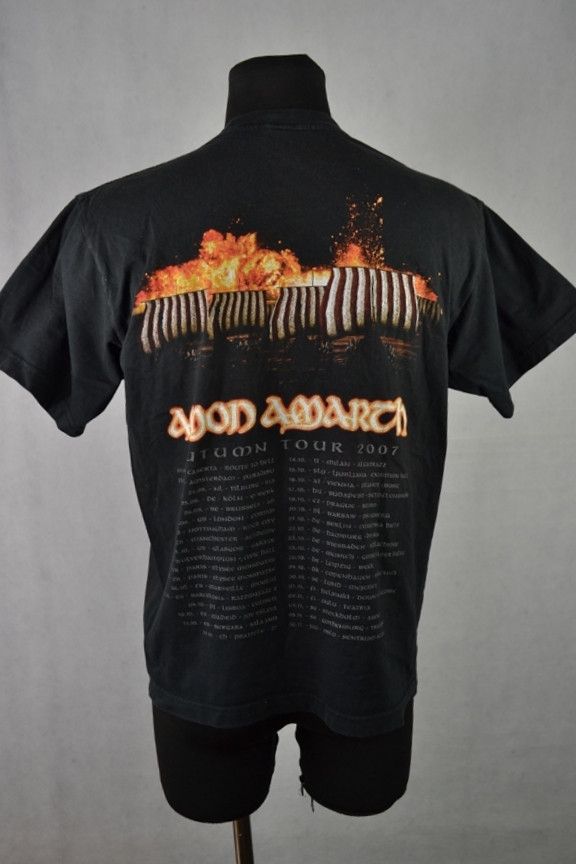 Band Tees × Vintage Vintage Amon Amarth Autumn Tour 2007 tee S Size US S / EU 44-46 / 1 - 2 Thumbnail