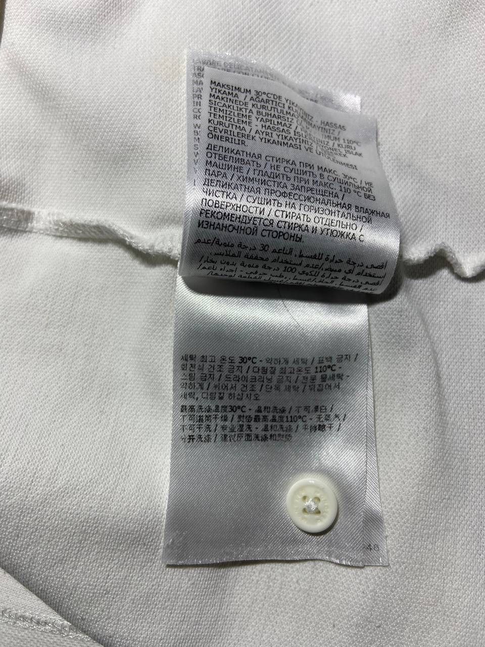 Moncler Men’s Moncler white polo T-shirt premium cotton Size XL Size US XL / EU 56 / 4 - 10 Thumbnail