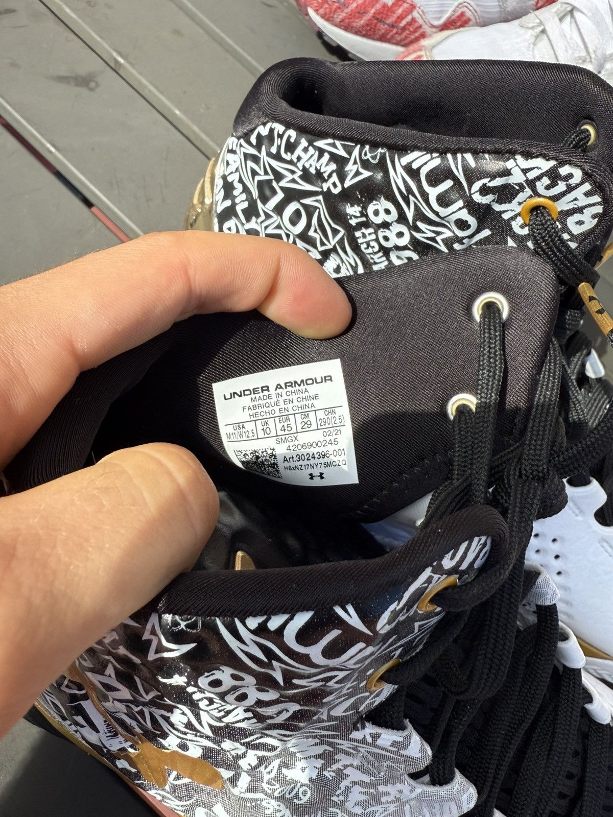 Under Armour Under Armour Curry 1 Retro 'MVP' Size US 11 / EU 44 - 7 Thumbnail