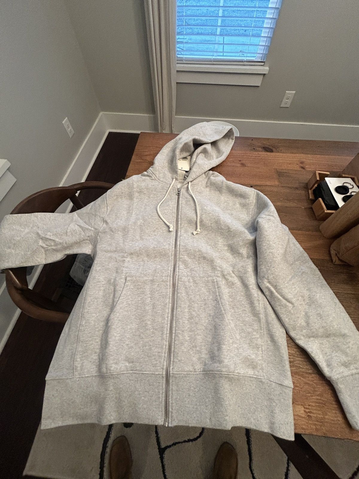 Levi's Levi's Authentic Full Zip Hoodie Sweatshirt Medium Grey Size US M / EU 48-50 / 2 - 1 Thumbnail