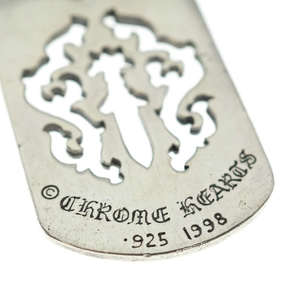 Chrome Hearts Chrome Hearts D Tag Dagger Pendant Silver Size ONE SIZE - 5 Thumbnail