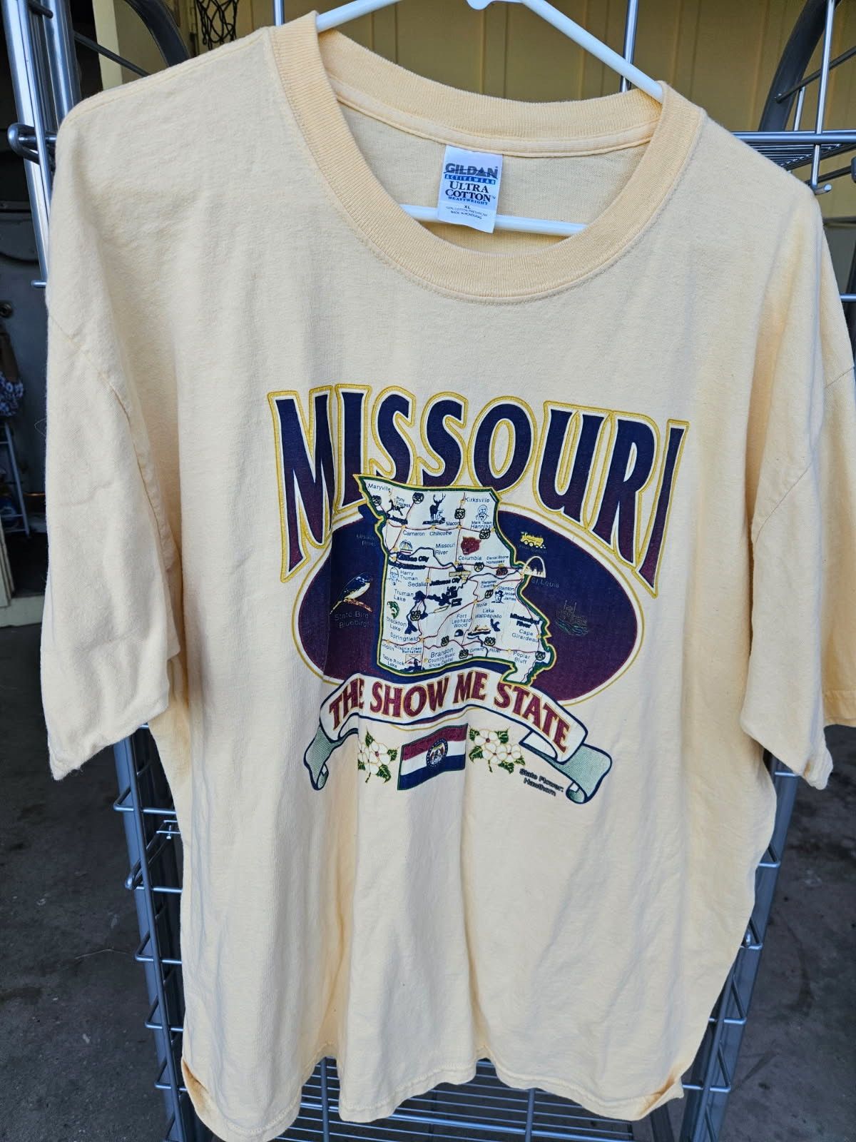Gildan Missouri The Show Me State Gildan Tee Size US XL / EU 56 / 4 - 1 Thumbnail