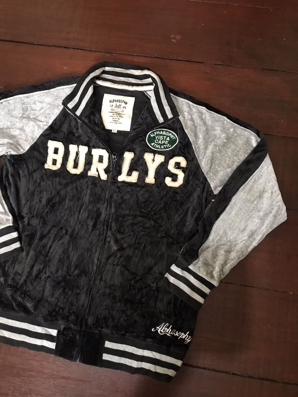 Japanese Brand × Vintage Alphasophy Burly Sweater Jacket Size US L / EU 52-54 / 3 - 2 Thumbnail