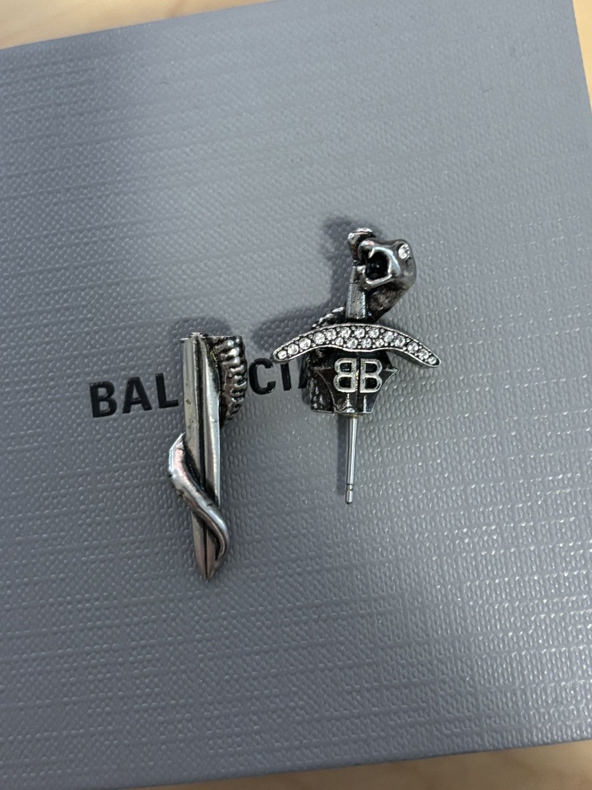 Balenciaga Balenciaga Snake Sword Earring Size ONE SIZE - 4 Thumbnail