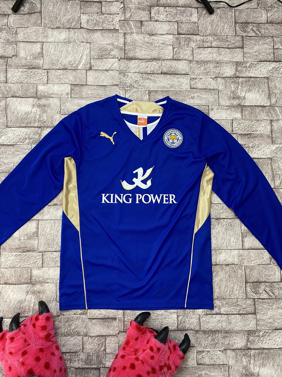 Puma × Vintage Puma Leicester City Shirt 2013/14 home kit Size US L / EU 52-54 / 3 - 5 Thumbnail