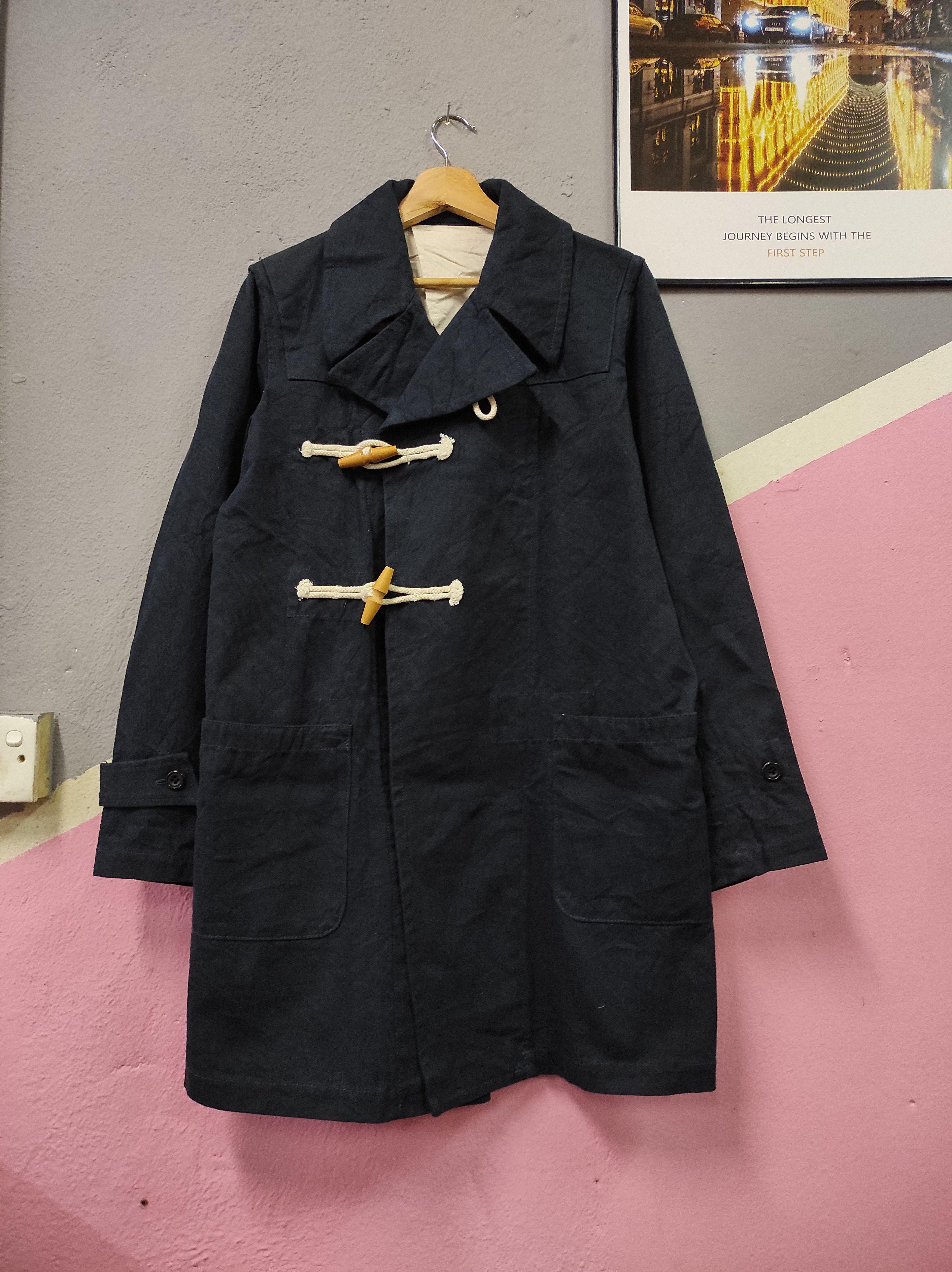 BEAMS JAPAN DUFFLE OVERCOAT LONG JACKET