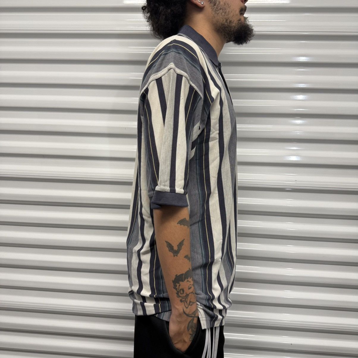 Other Vintage Y2K/2000s Grunge Essential Skater Polo Tee! Size US L / EU 52-54 / 3 - 3 Thumbnail