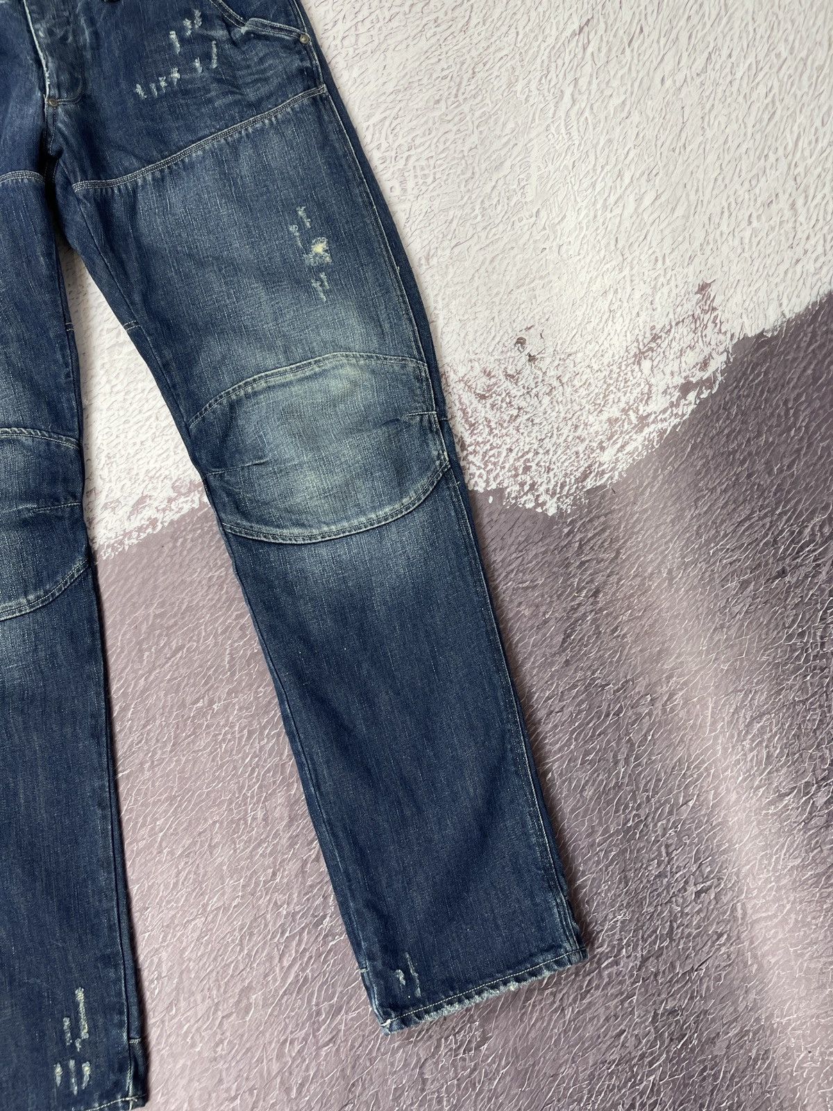 G-Star G-Star Raw 5620 3D Low Tapered double knee denim jeans pants Size US 33 - 5 Thumbnail