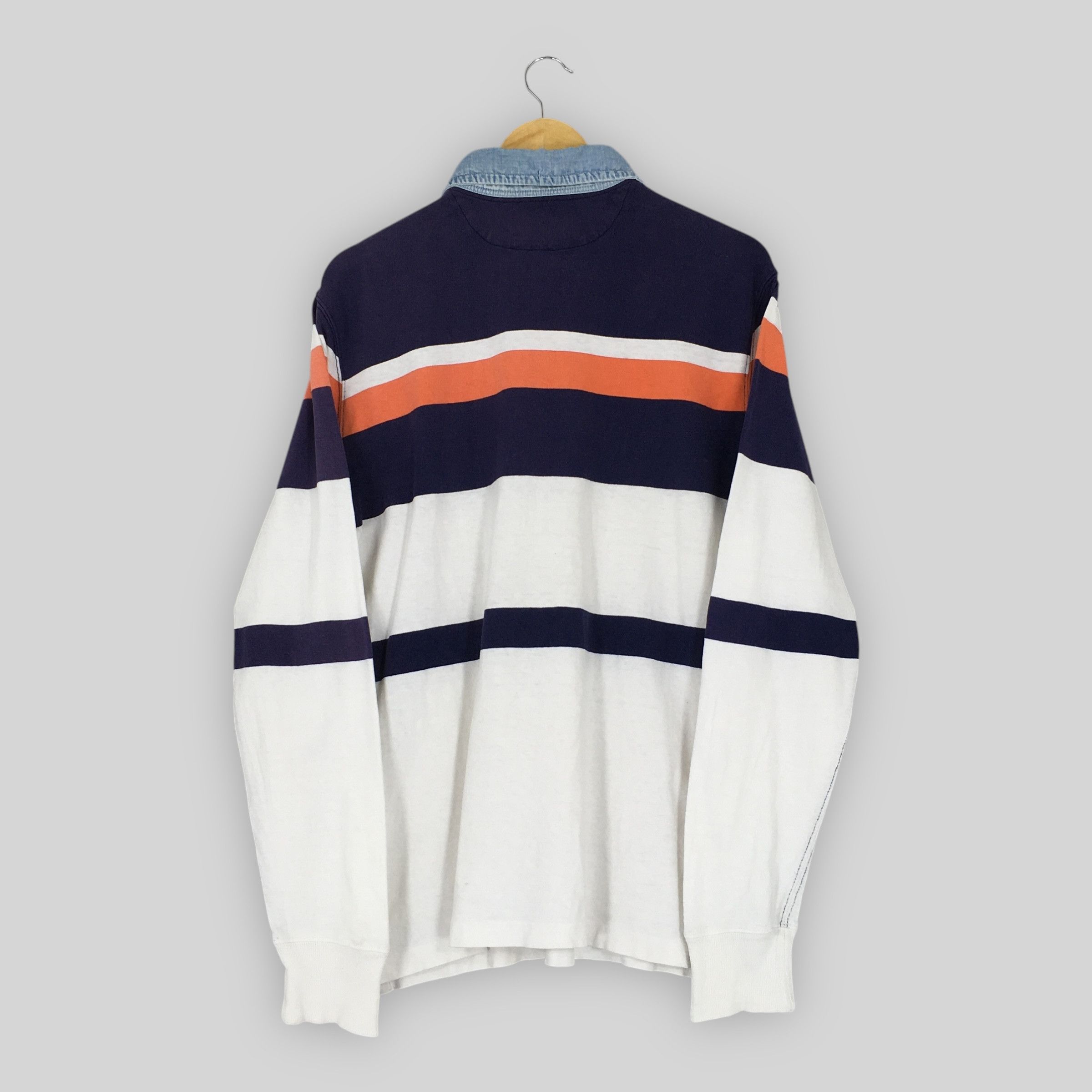 Polo Ralph Lauren × Rugby Ralph Lauren × Vintage RARE Vintage Polo Ralph Lauren Rugby Shirt Medium Size US M / EU 48-50 / 2 - 9 Thumbnail