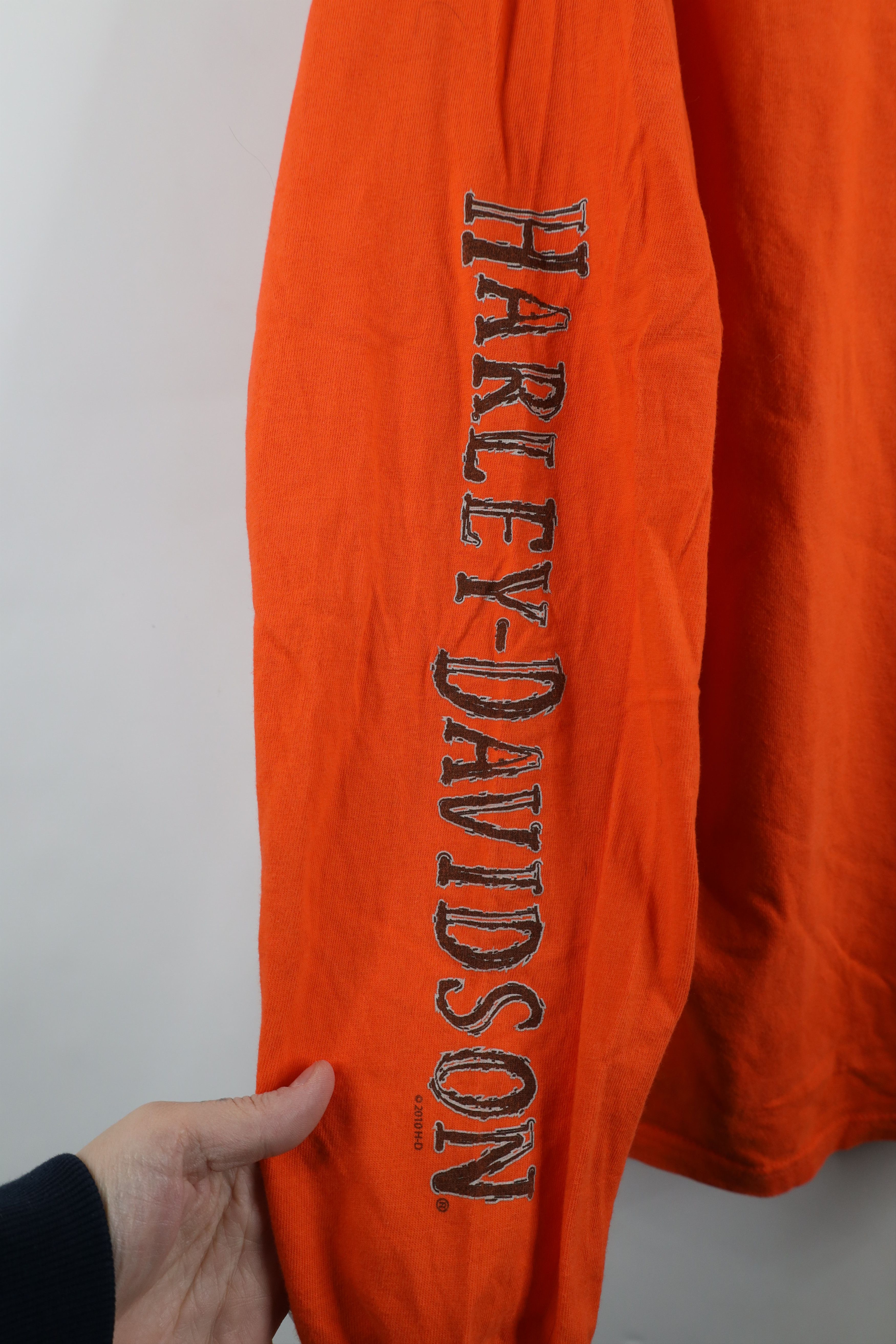 Harley Davidson × Vintage Vintage Y2K Harley Davidson New York Long Sleeve T-Shirt USA Size US XL / EU 56 / 4 - 6 Thumbnail