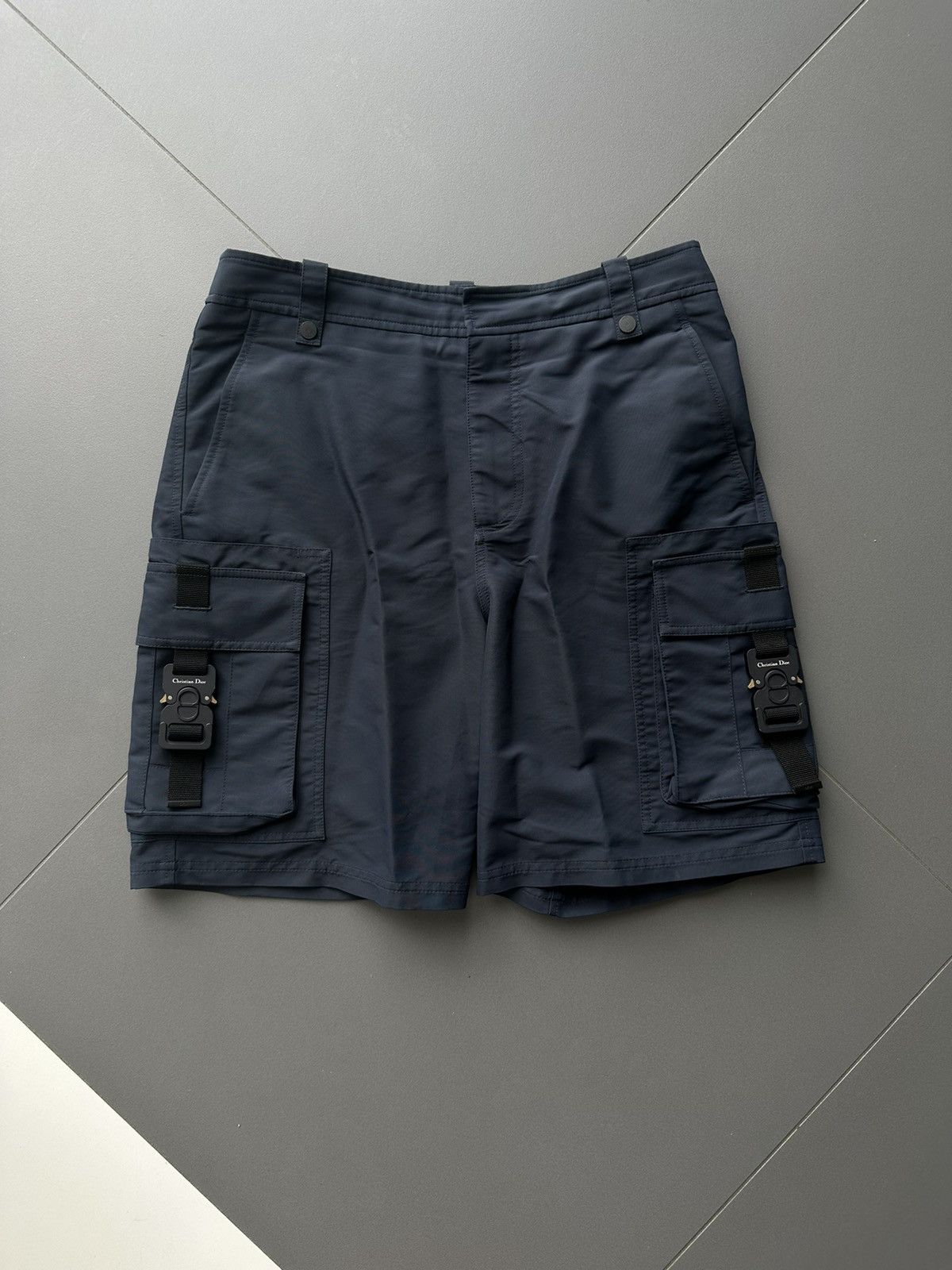 Image of Dior Buckle Cargos in Navy, Men's (Size 30)