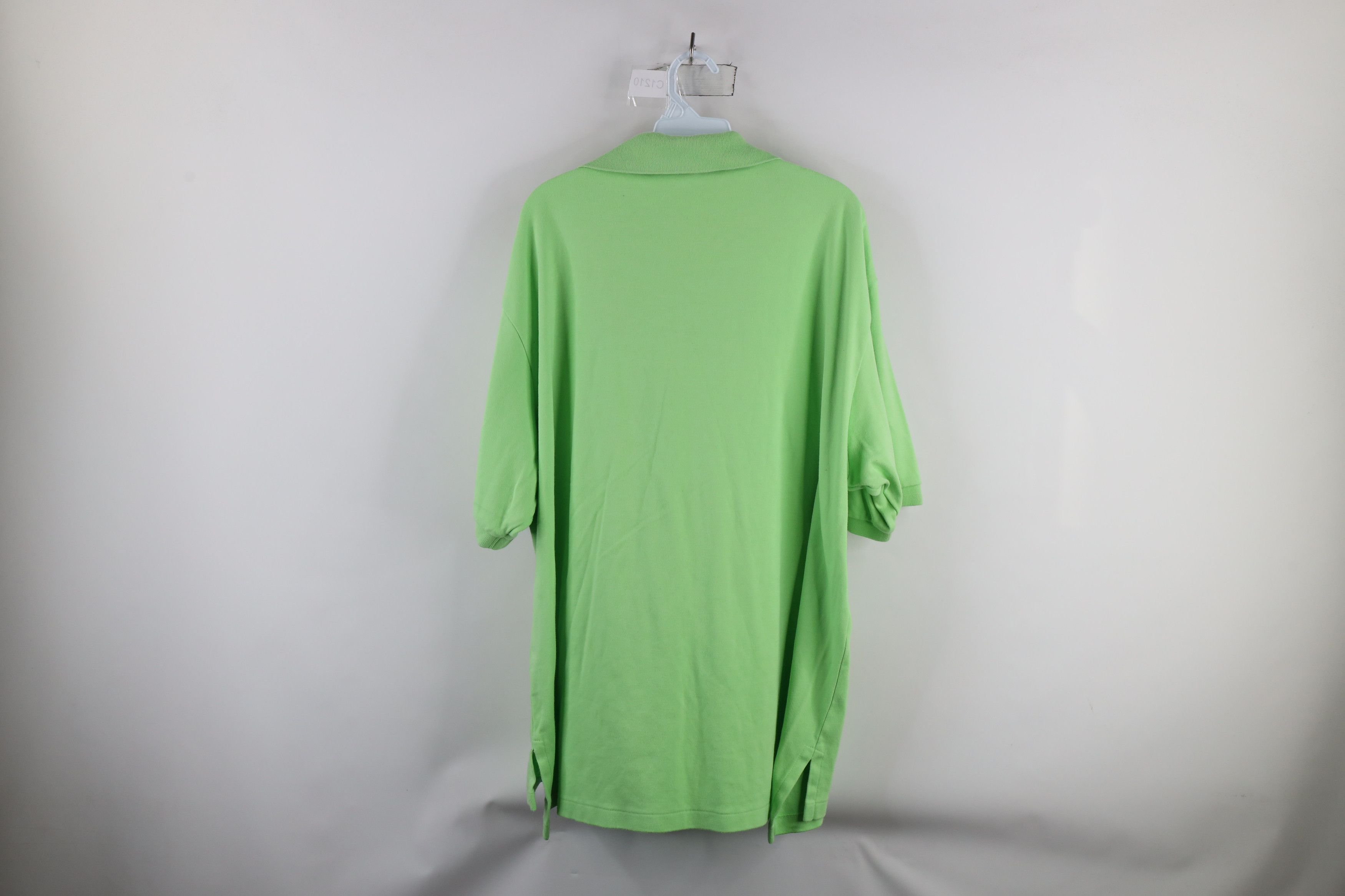 Ralph Lauren × Vintage Vintage 90s Ralph Lauren Collared Polo Shirt Lime Green Size US XXL / EU 58 / 5 - 8 Thumbnail