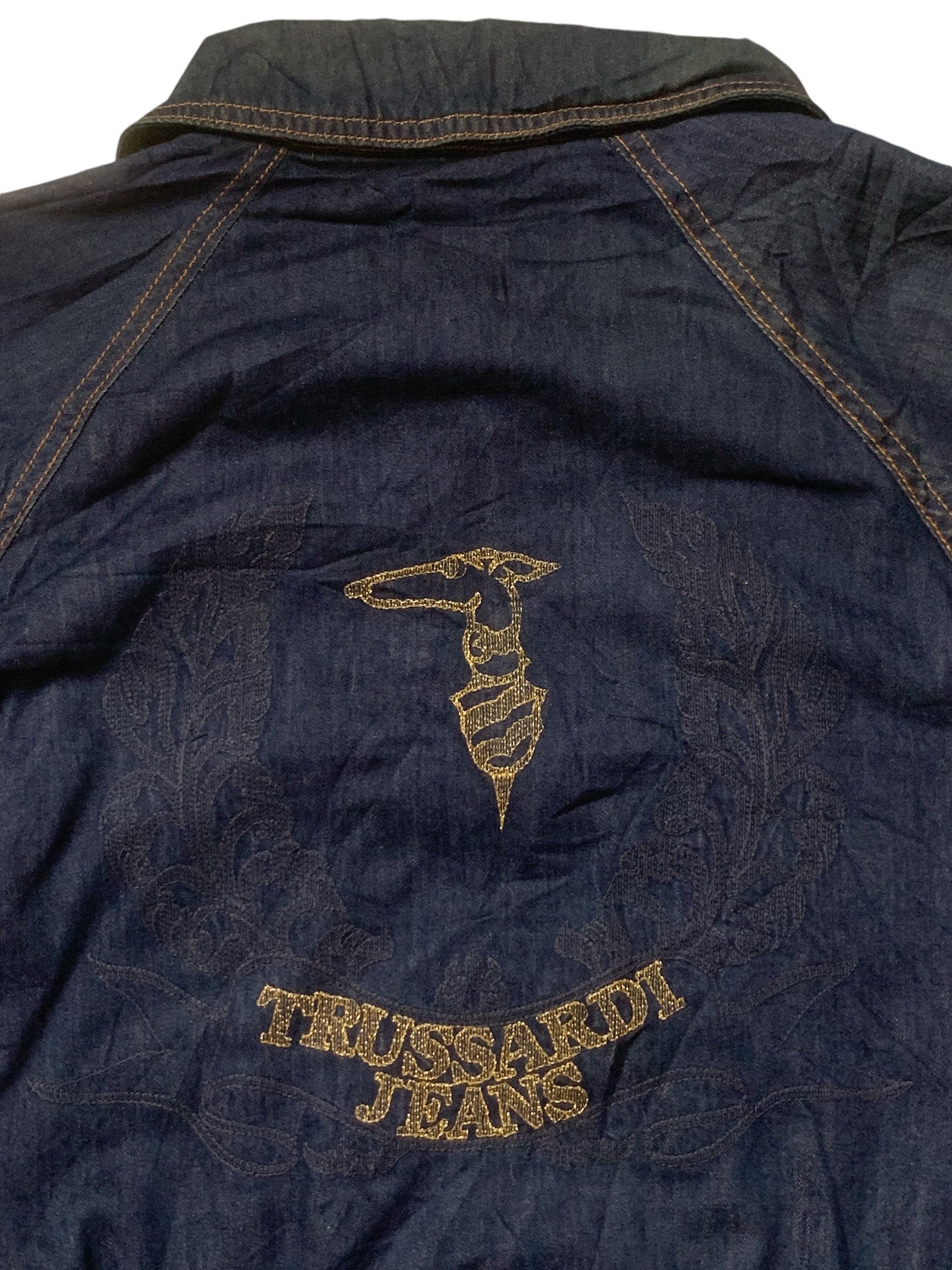 Trussardi Rare Design Vintage Trusssardi Jeans Denim Jackets Size US M / EU 48-50 / 2 - 3 Thumbnail