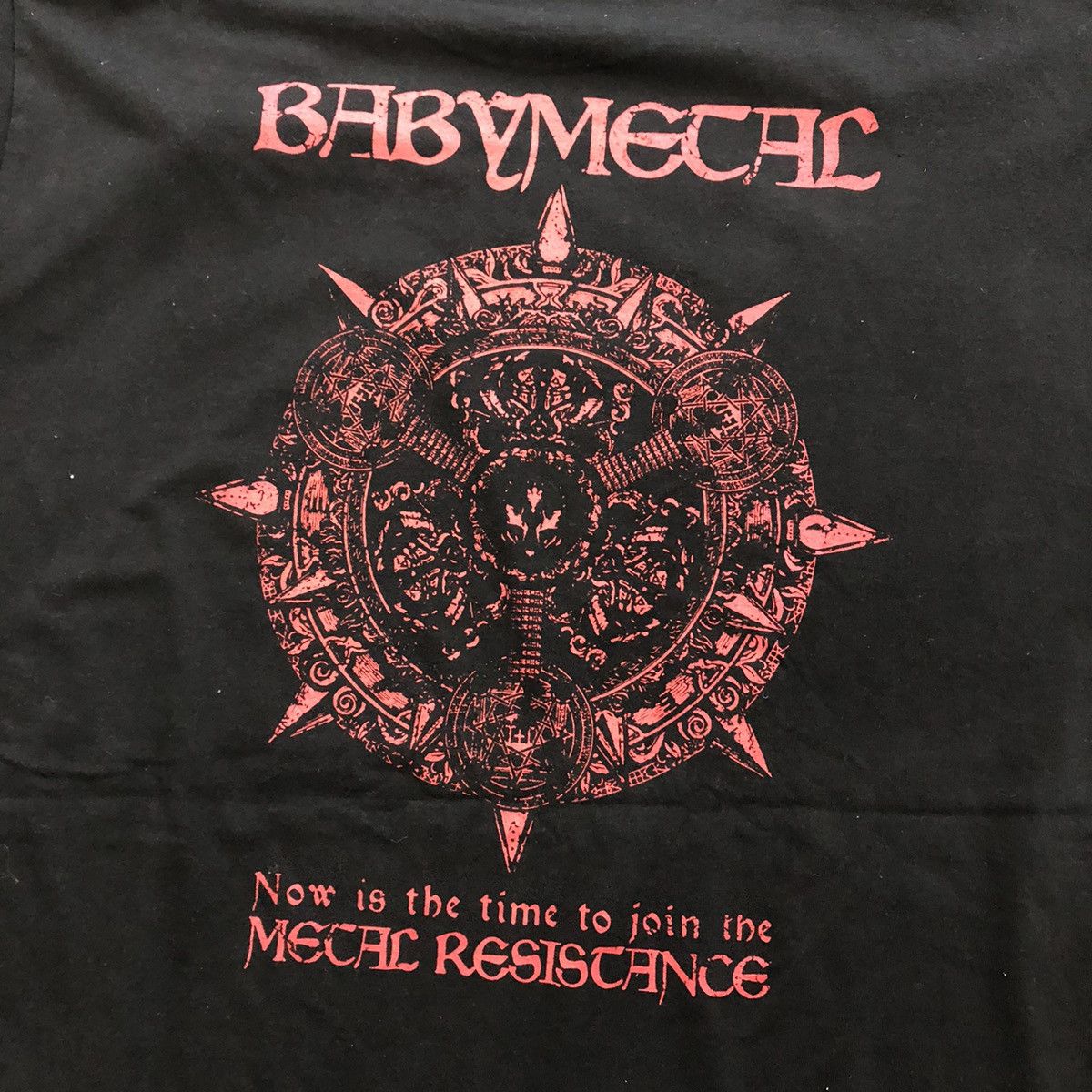 Band Tees × Japanese Brand BABY METAL The One Japanese Band T-Shirt Size US XL / EU 56 / 4 - 4 Thumbnail
