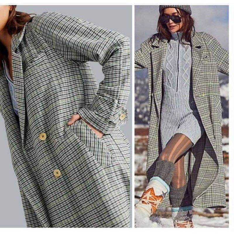 Free People New Free People WE THE FREE Liberty Duster $298 XS BLUE Size XS / US 0-2 / IT 36-38 - 1 Thumbnail