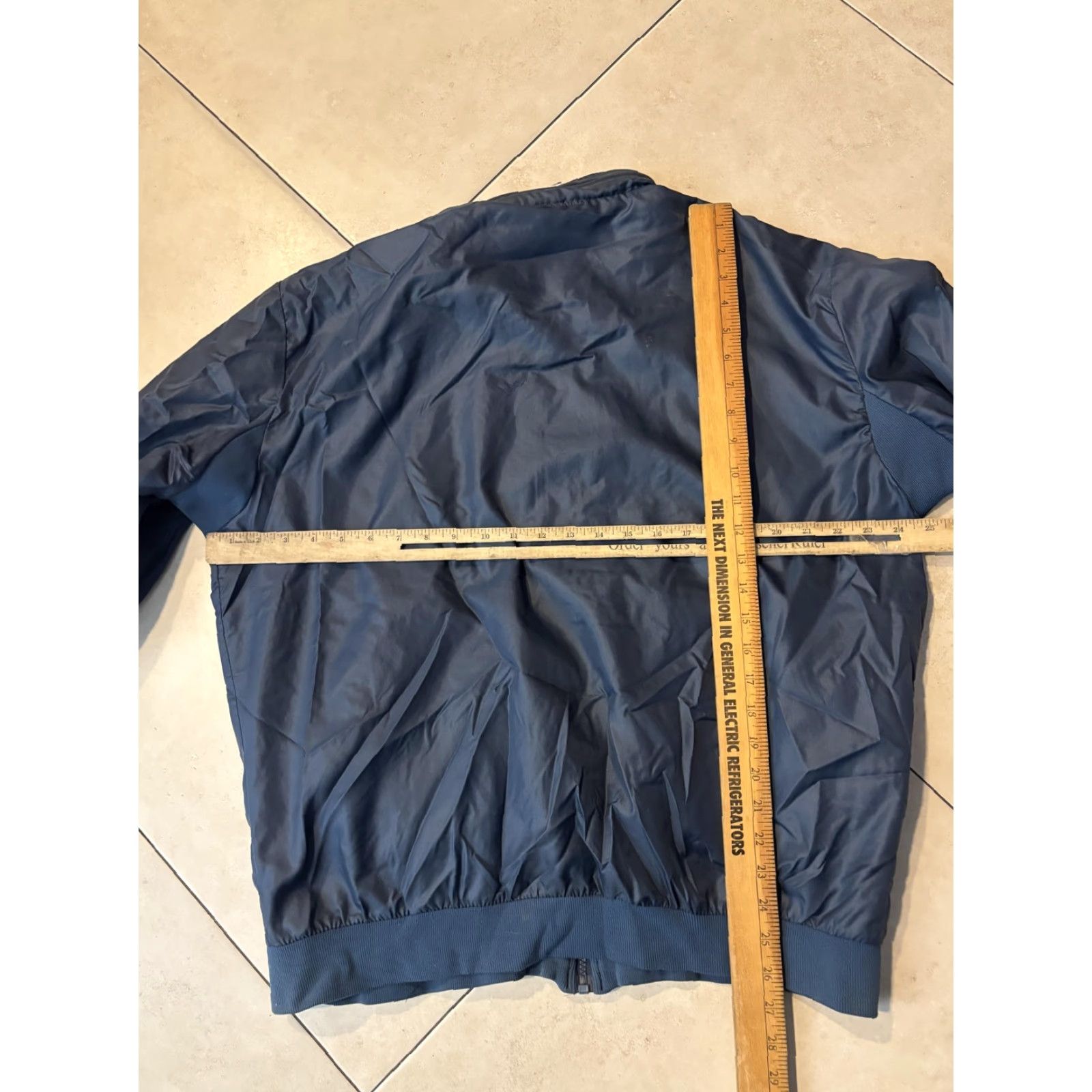Lacoste Lacoste Jacket XL Blue Nylon Full Zip Windbreaker Mens with Logo Casual Windbreaker Size US XL / EU 56 / 4 - 5 Thumbnail