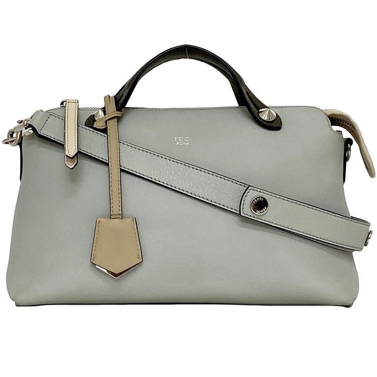 Fendi FENDI Shoulder Bag Grey Leather Size ONE SIZE - 1 Thumbnail