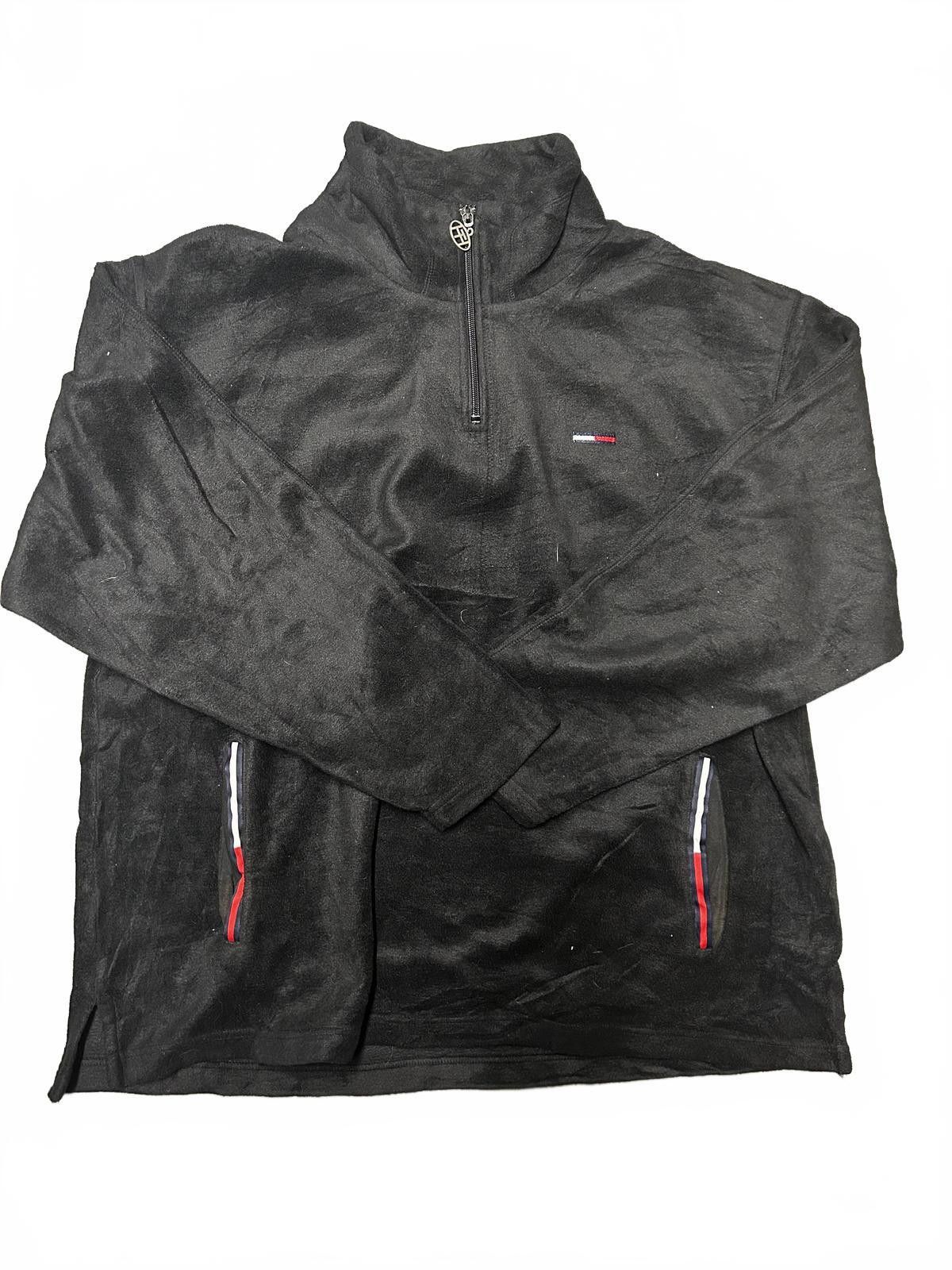 Tommy Hilfiger Tommy Hilfiger Black Quarter Zip Pullover Size US XXL / EU 58 / 5 - 1 Thumbnail