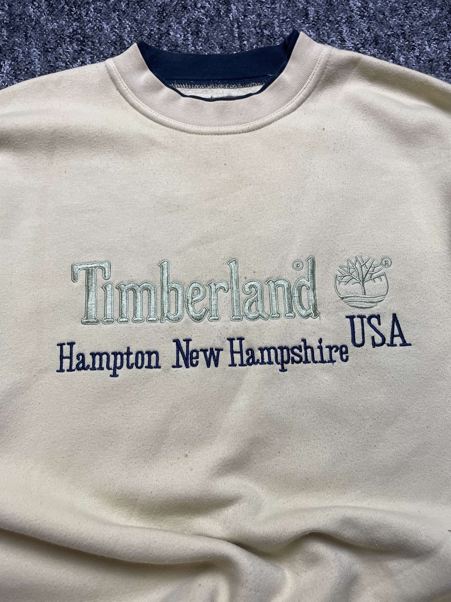 Timberland × Vintage Sweatshirt crewneck Timberland print graphic Logo affliction Size US L / EU 52-54 / 3 - 3 Thumbnail