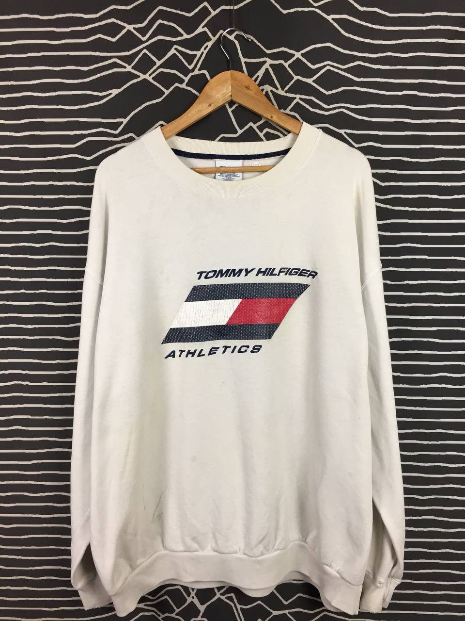 Tommy Hilfiger Vtg 90s Tommy Hilfiger Athletics Logo Pullover Sweatshirt Size US XXL / EU 58 / 5 - 1 Thumbnail