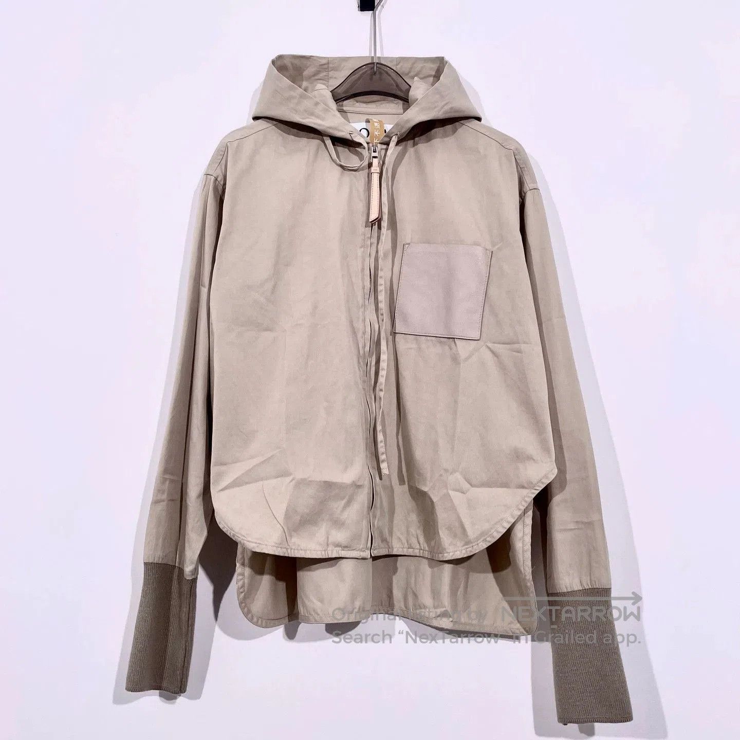 Loewe Loewe Beige Zip Hooded Jacket. Size US S / EU 44-46 / 1 - 1 Thumbnail
