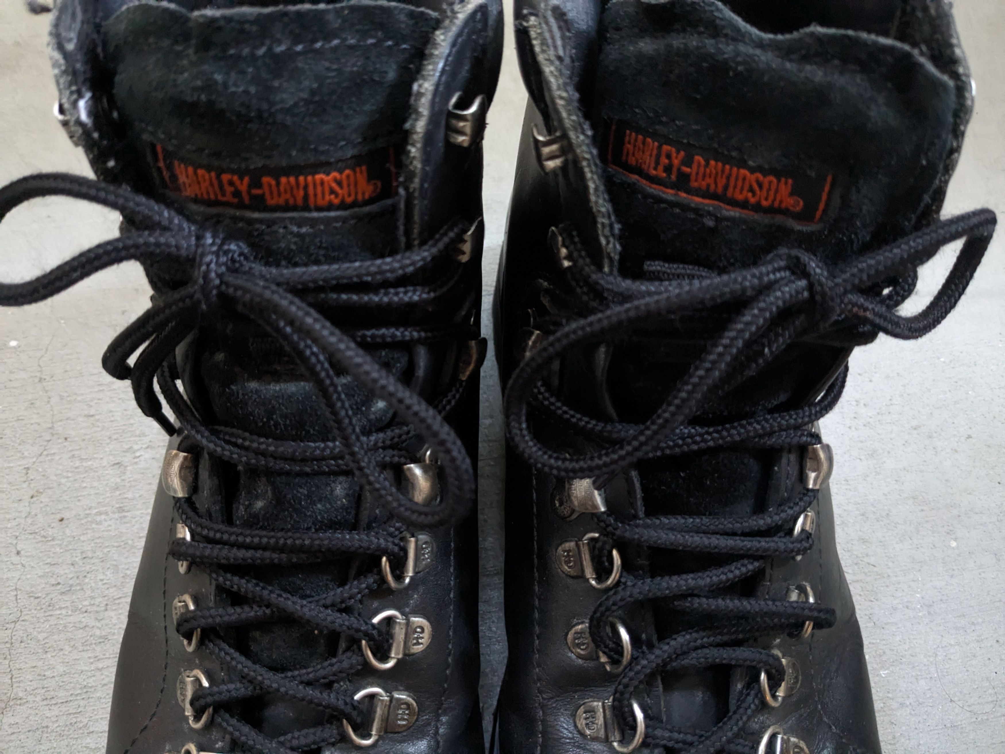 Genuine Leather Harley Davidson Biker Boots Size 10 Leather Black Biker Size US 10 / EU 43 - 2 Thumbnail