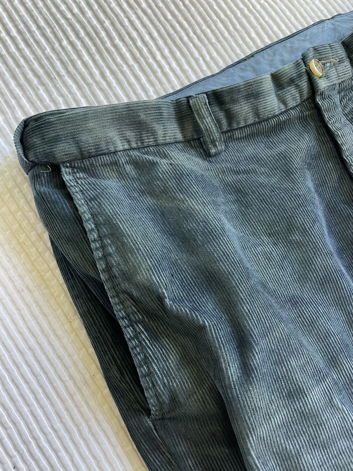 Other Worn Hand Dyed Indigo Cords Size US 33 - 3 Thumbnail