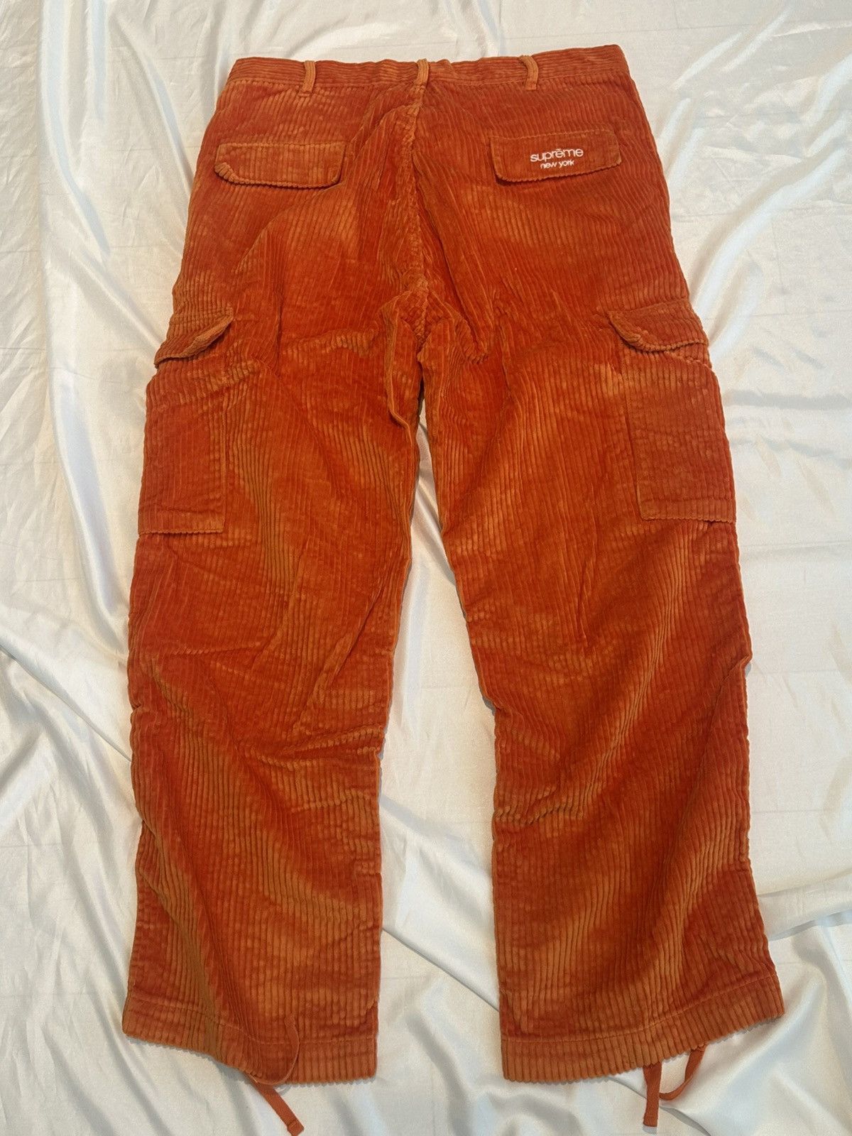 Supreme supreme corduroy cargo pants orange 34 Size US 34 / EU 50 - 2 Thumbnail