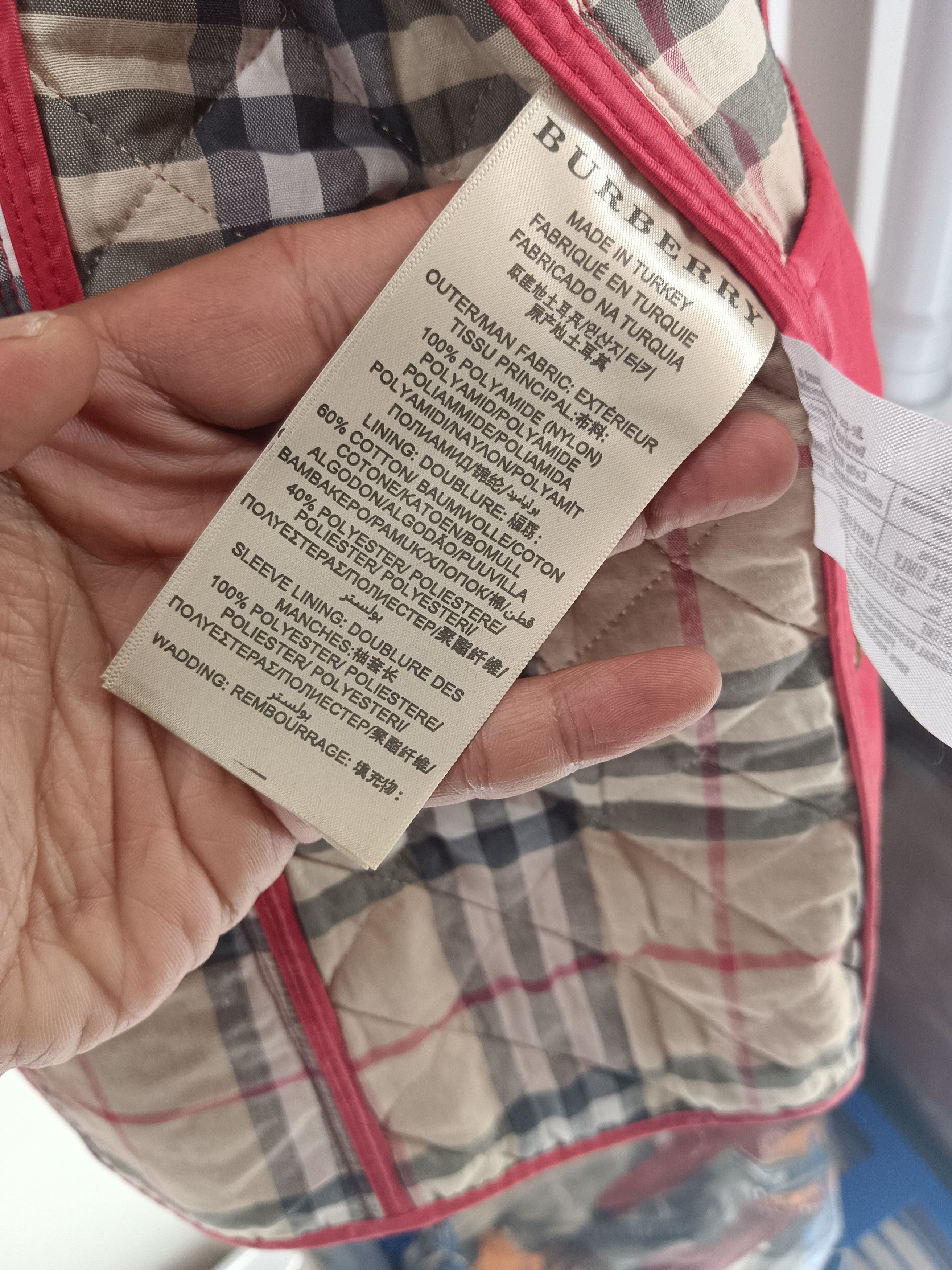 Burberry Burberry Brit Plaid Red Jacket Size S / US 4 / IT 40 - 8 Thumbnail