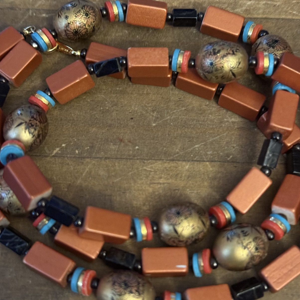 Vintage Vintage Japan long square bead necklace Size ONE SIZE - 8 Thumbnail