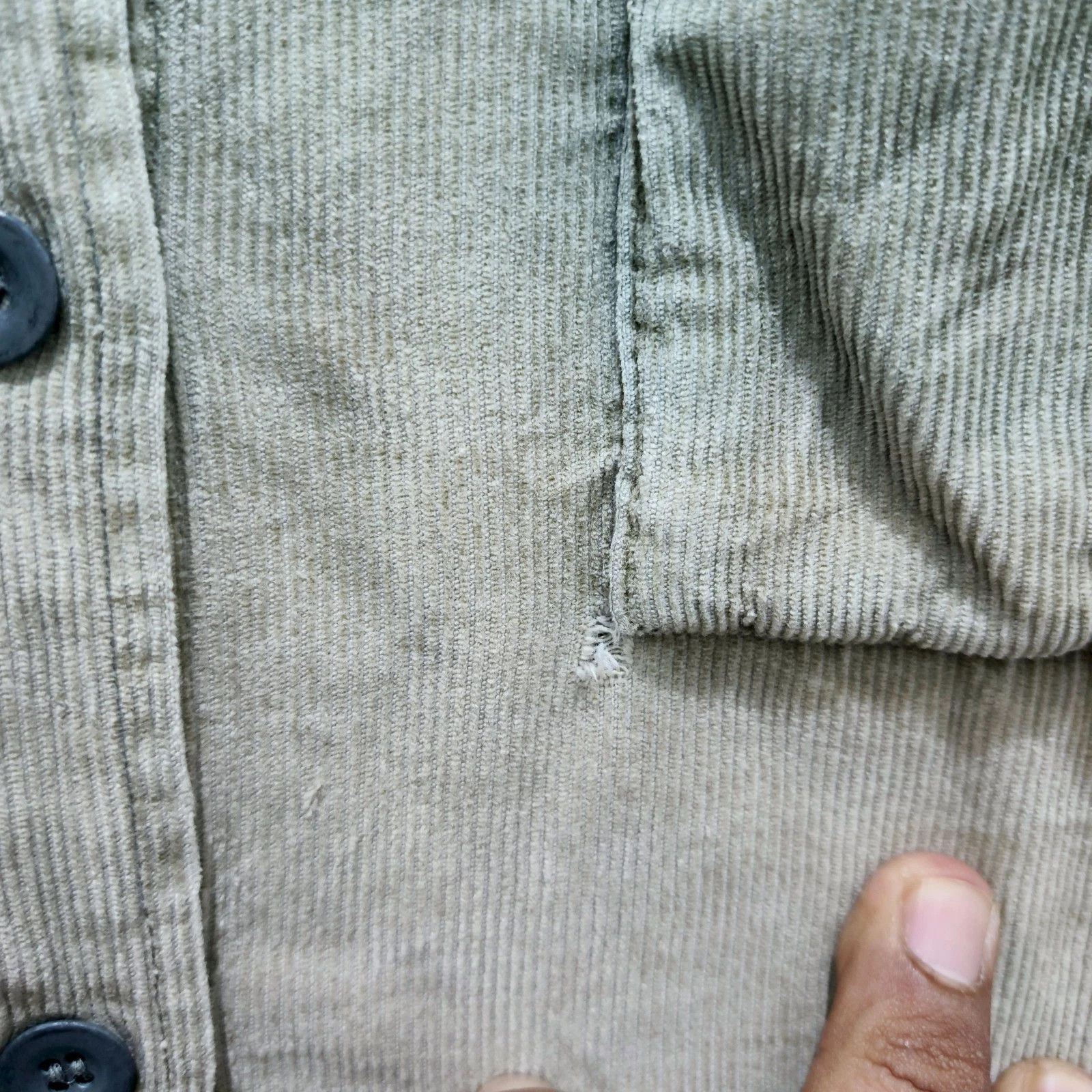 A.P.C. Vintage A.P.C. Corduroy Long Coat Jacket Made in France Size XS / US 0-2 / IT 36-38 - 8 Thumbnail