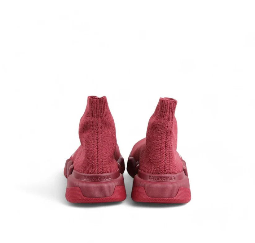 Balenciaga o1y0625 Hi-Top Sneakers in Burgundy Size US 6 / IT 36 - 4 Thumbnail
