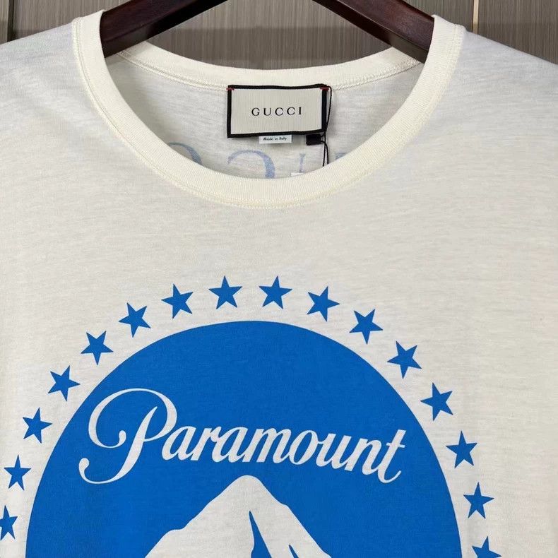 Gucci Gucci Snow mountain printed letter short sleeves 2501-Nexta Size US M / EU 48-50 / 2 - 3 Thumbnail
