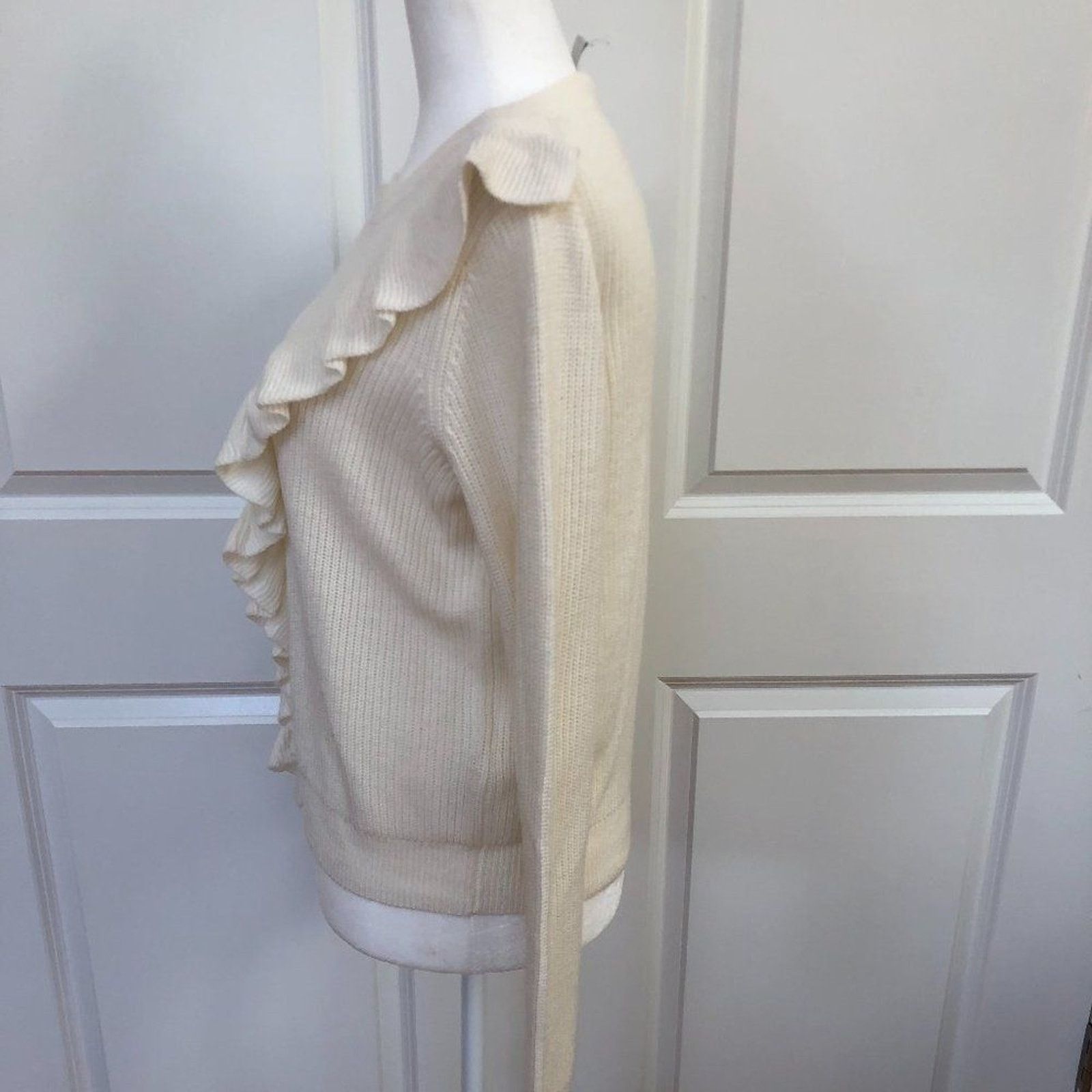 Joie Ruffle Wool Blend Sweater from Joie Size XS / US 0-2 / IT 36-38 - 6 Thumbnail