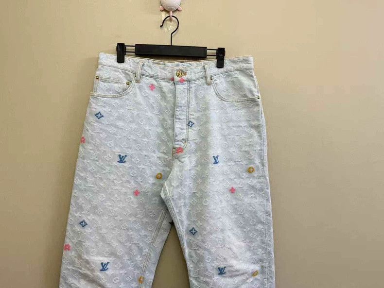 Louis Vuitton Louis Vuitton Tyler Rainbow Logo Jeans-2507 Size US 32 / EU 48 - 2 Thumbnail