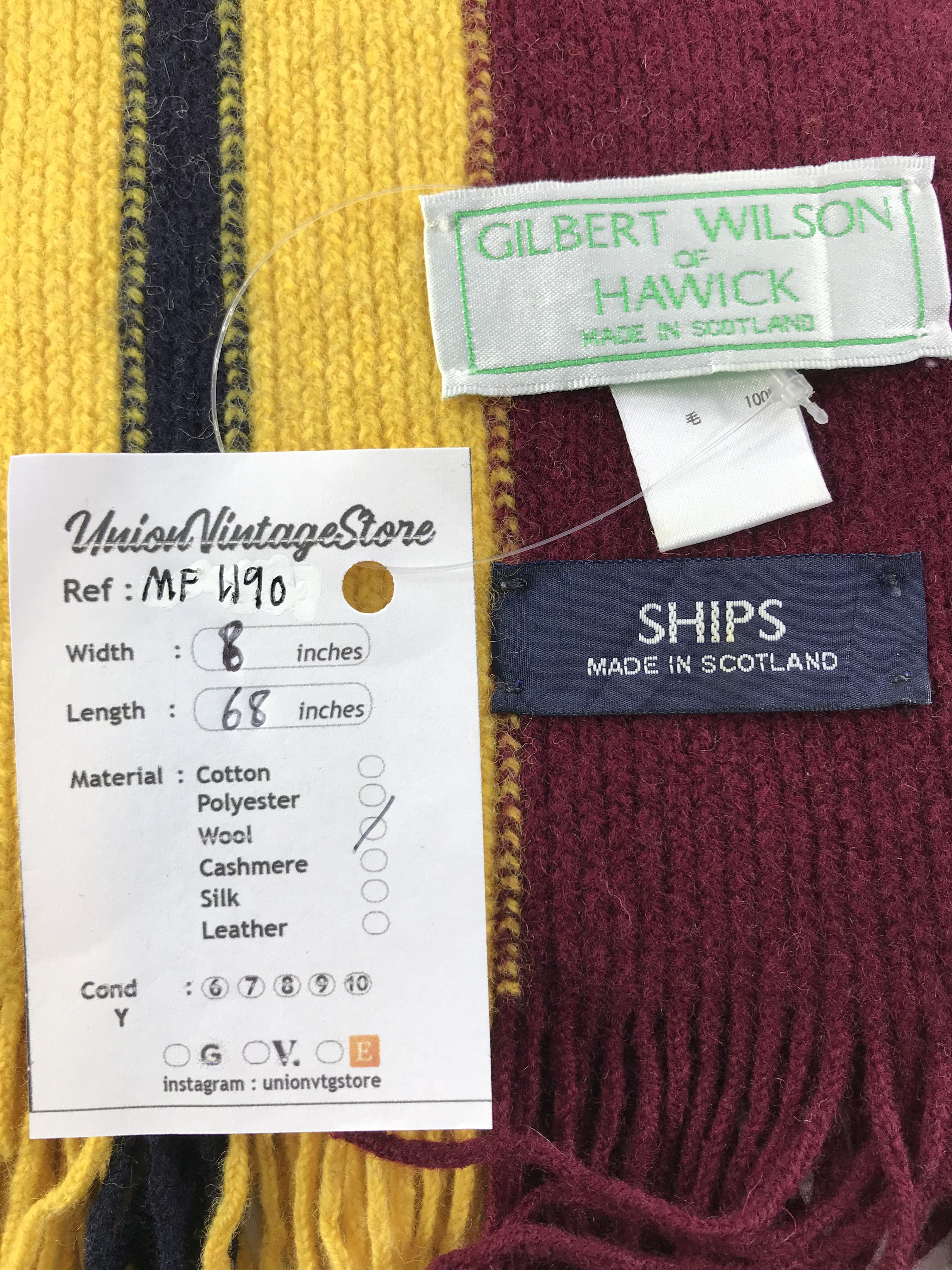 SHIPS Vintage Ships Scarf/Muffler/Neckwear MF1190 Size ONE SIZE - 4 Thumbnail