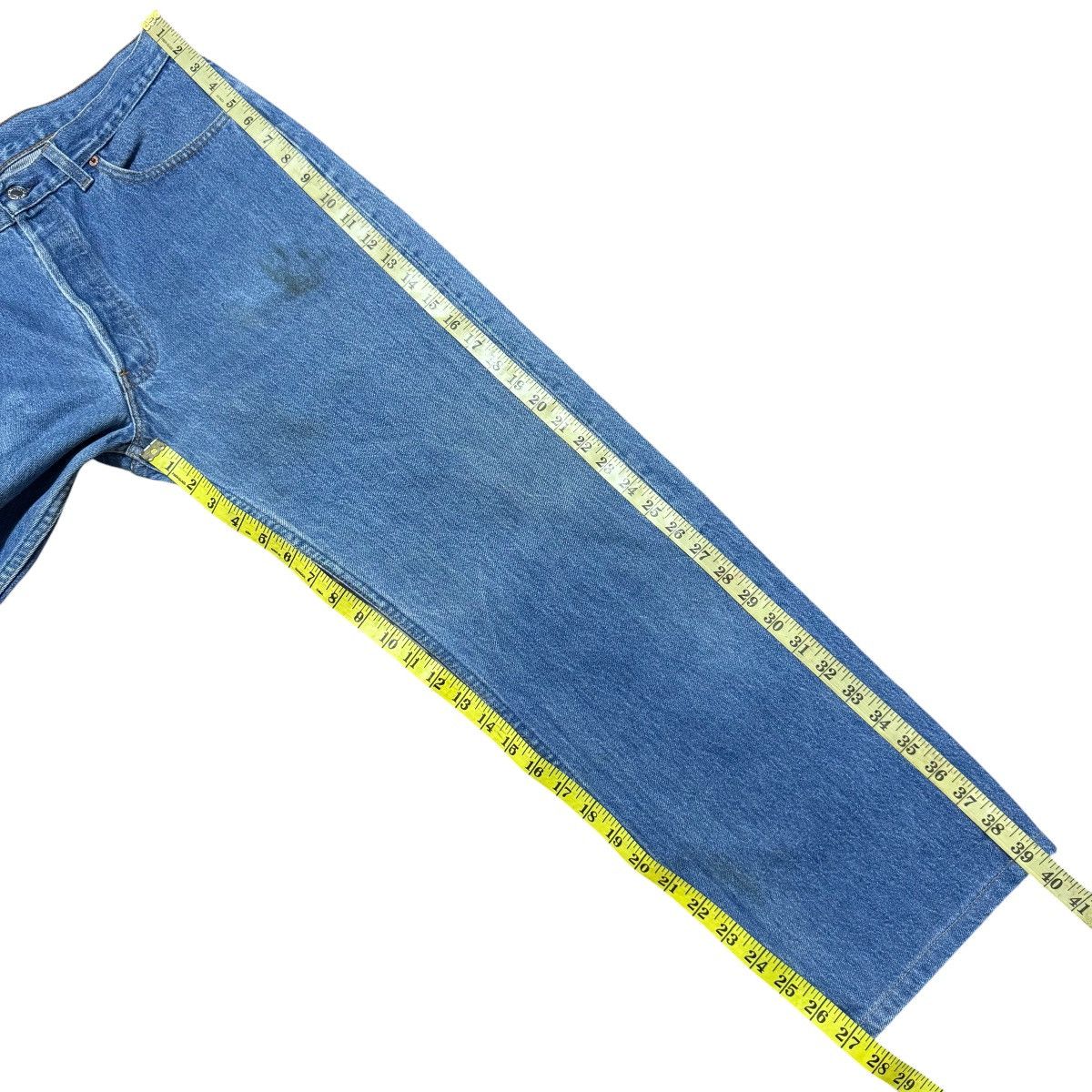 Levi's Vintage 90s Levis 501 Light Wash Jeans Size US 33 - 8 Thumbnail