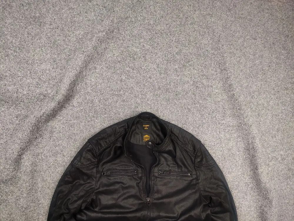 Superdry Japan Yokohama Waxed Racing Jacket Vintage Lgb in Black, Men's — image 2 of 6