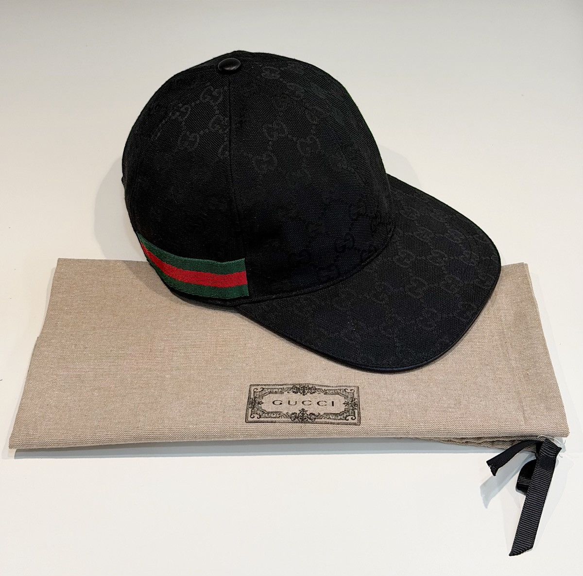 Gucci GUCCI GG Monogram Web Baseball Cap Demna Nettspend Tom Ford Size ONE SIZE - 4 Thumbnail