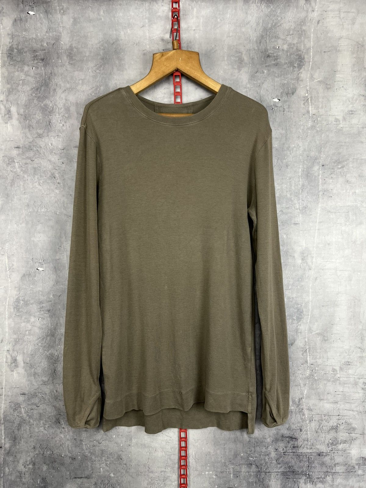 Helmut Lang helmut lang Olive Green long sleeve S Size US 36 / EU 52 - 1 Thumbnail